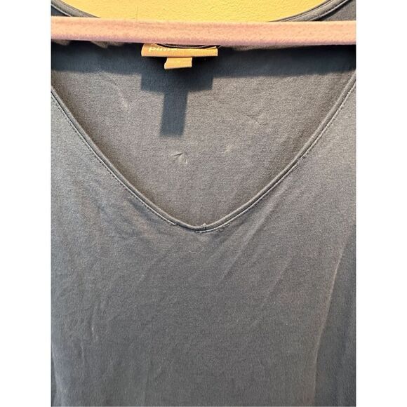 J. Jill Perfect Pima Blue V-Neck Sleeveless Maxi Dress Size Small - Picture 7 of 9